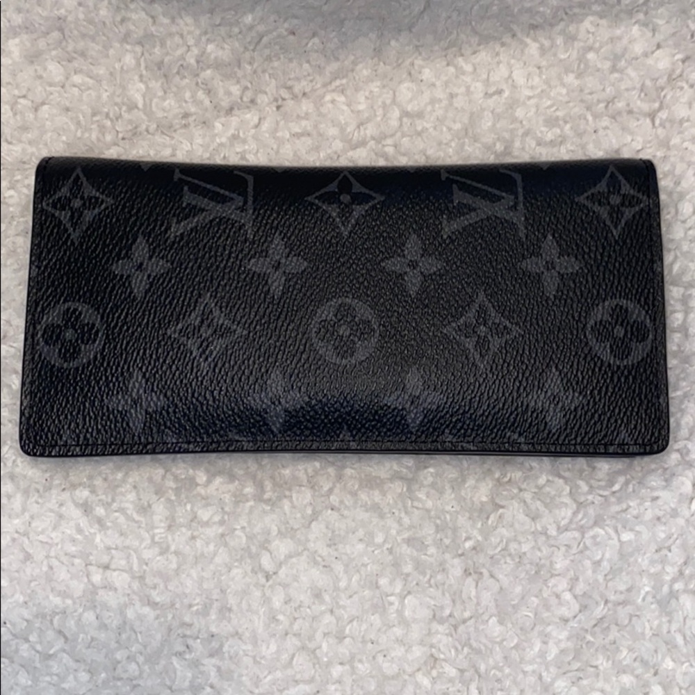 authentic Louis Vuitton Brazza wallet in black
